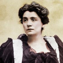UNSPECIFIED - CIRCA 1883:  Eleonora Duse (1858-1924), Italian actress. Colourized photo.  (Photo by Harlingue/Roger Viollet via Getty Images)